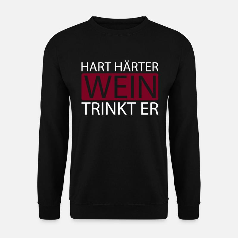 Wein Winzer - Unisex Pullover - Schwarz
