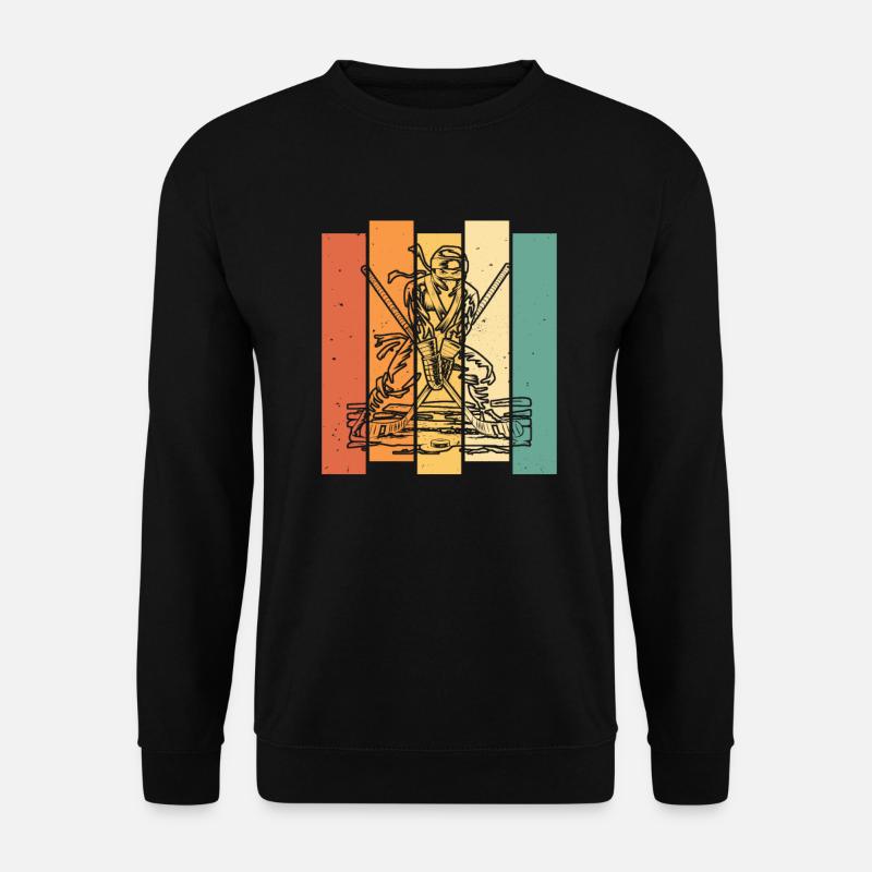 Eishockey Hockey Ninja - Unisex Pullover - Schwarz