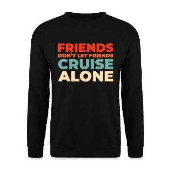 Cruise - Unisex Sweatshirt - black - Front - Alina (178cm) & Michal (187cm)