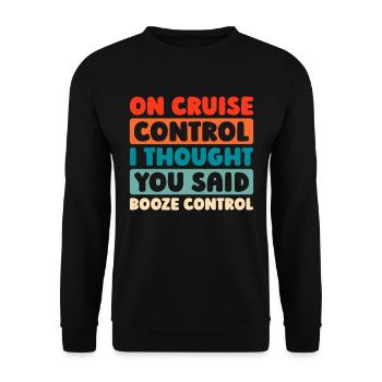 Cruise - Unisex Sweatshirt - black - Front - Alina (178cm) & Michal (187cm)