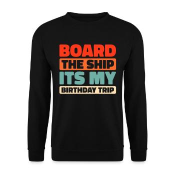 Croisière - Sweat-shirt Unisexe - noir - Devant - Alina (178cm) & Michal (187cm)