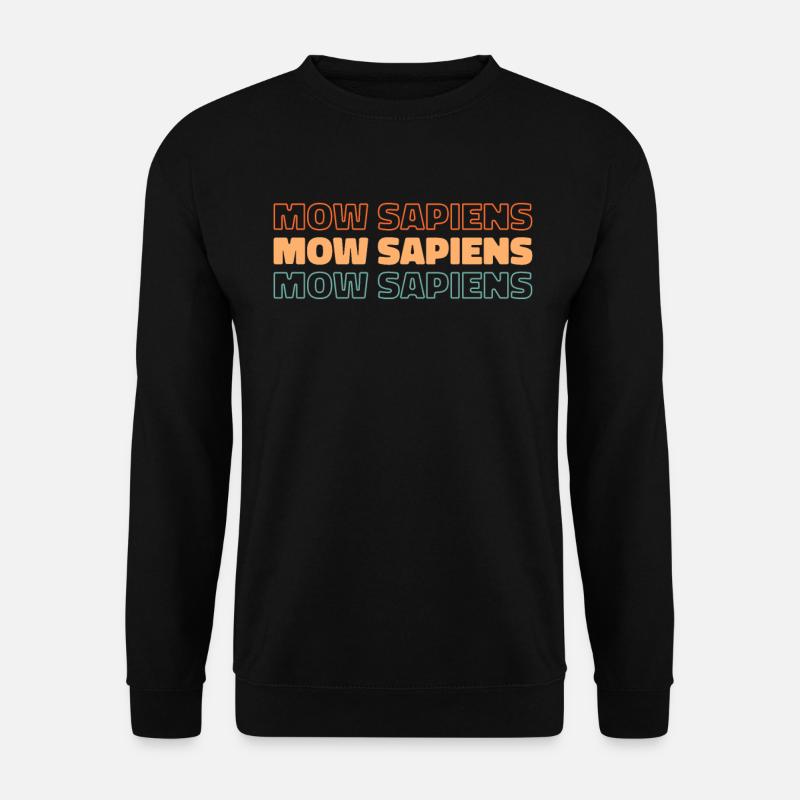 Lawn mower mowing - Unisex Sweatshirt - black
