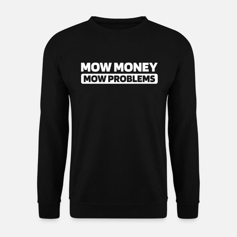 Lawn mower mowing - Unisex Sweatshirt - black