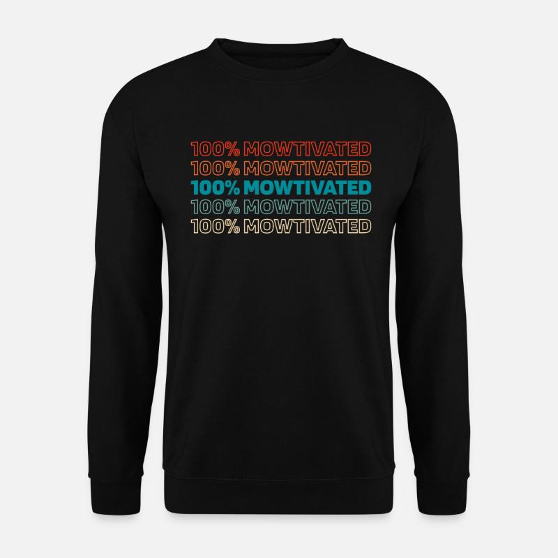 Rasenmäher Mähen - Unisex Pullover - Schwarz