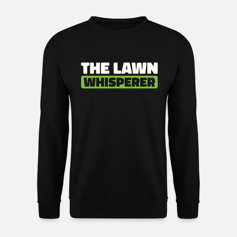 Lawn mower mowing - Unisex Sweatshirt - black