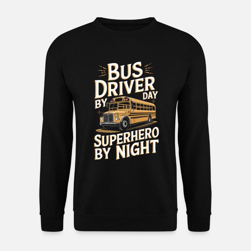 Bus Busfahrer - Unisex Pullover - Schwarz