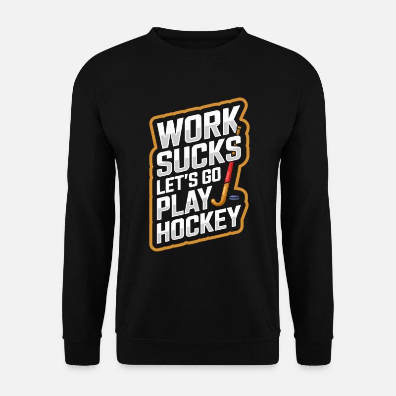 Feldhockey - Unisex Pullover - Schwarz
