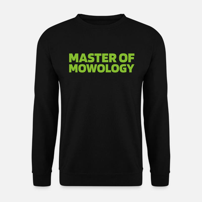 Lawn mower mowing - Unisex Sweatshirt - black