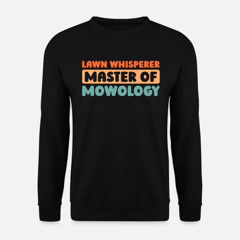 Lawn mower mowing - Unisex Sweatshirt - black