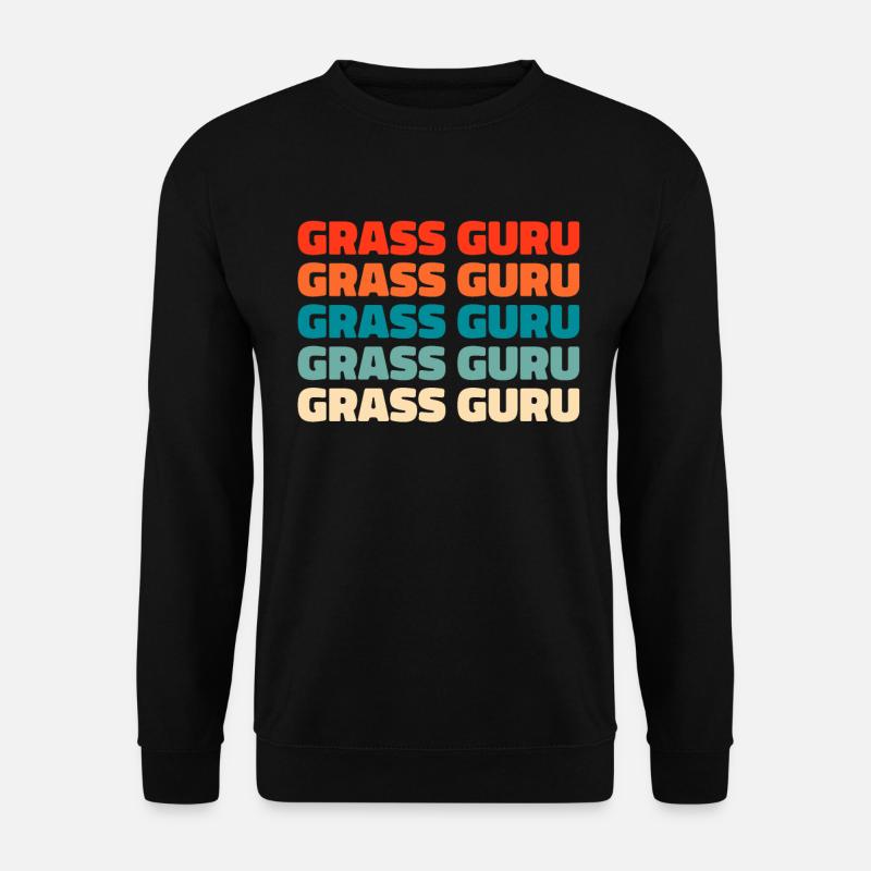 Rasenmäher Mähen - Unisex Pullover - Schwarz