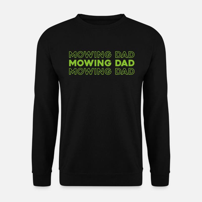 Lawn mower mowing - Unisex Sweatshirt - black