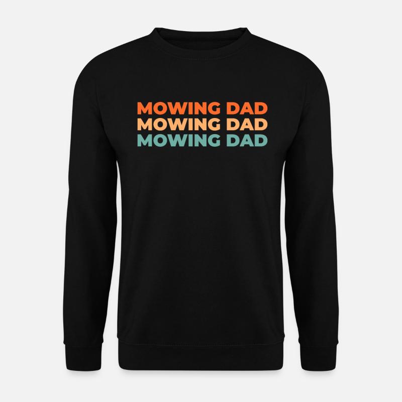 Lawn mower mowing - Unisex Sweatshirt - black
