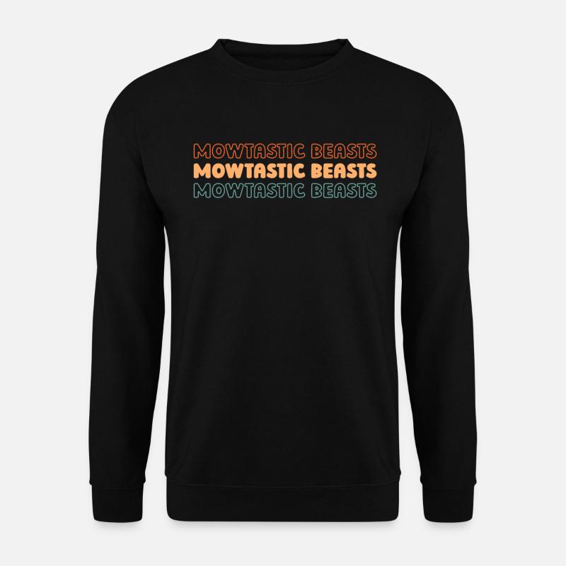 Rasenmäher Mähen - Unisex Pullover - Schwarz