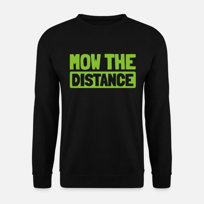 Lawn mower mowing - Unisex Sweatshirt - black