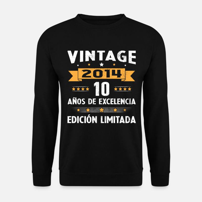 10 Years 2014 Birthday Gift - Unisex Sweatshirt - black
