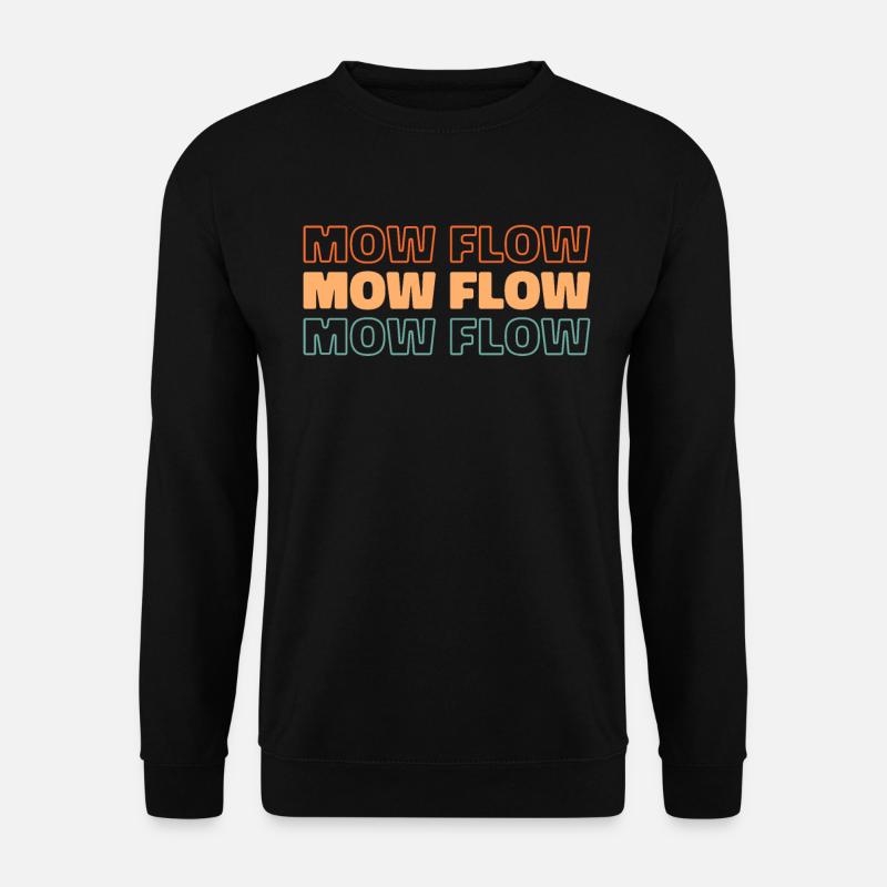 Rasenmäher Mähen - Unisex Pullover - Schwarz