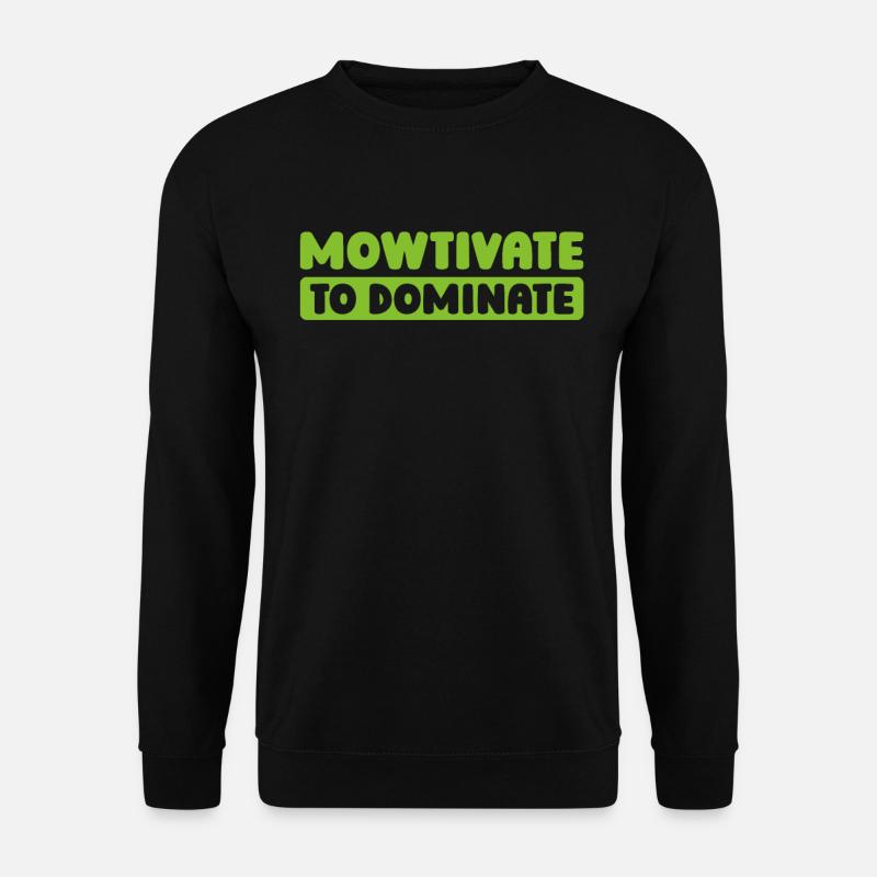 Lawn mower mowing - Unisex Sweatshirt - black