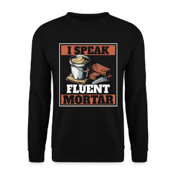 Bricklayer - Unisex Sweatshirt - black - Front - Alina (178cm) & Michal (187cm)