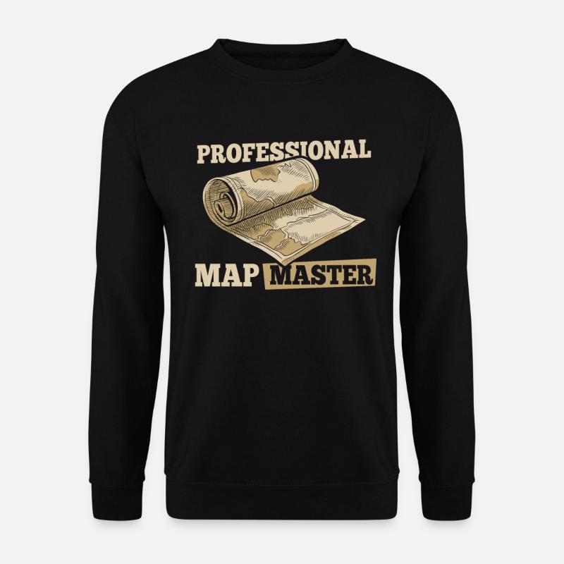 Geographie Geograf - Unisex Pullover - Schwarz