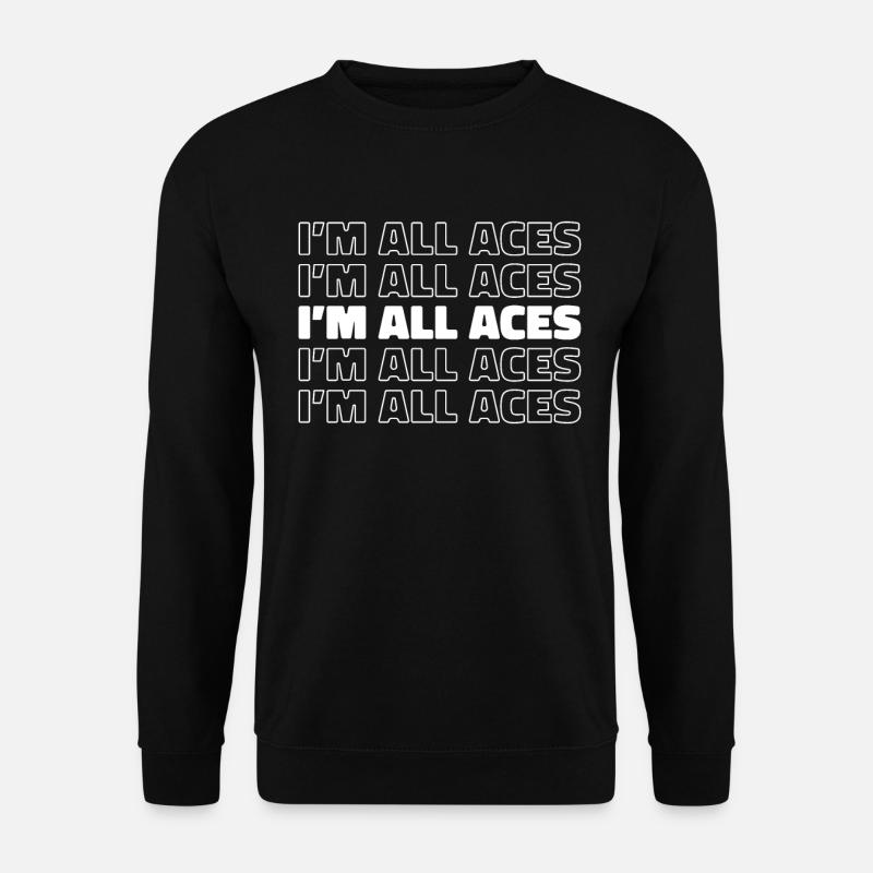 Poker at All Aces - Unisex Sweatshirt - black
