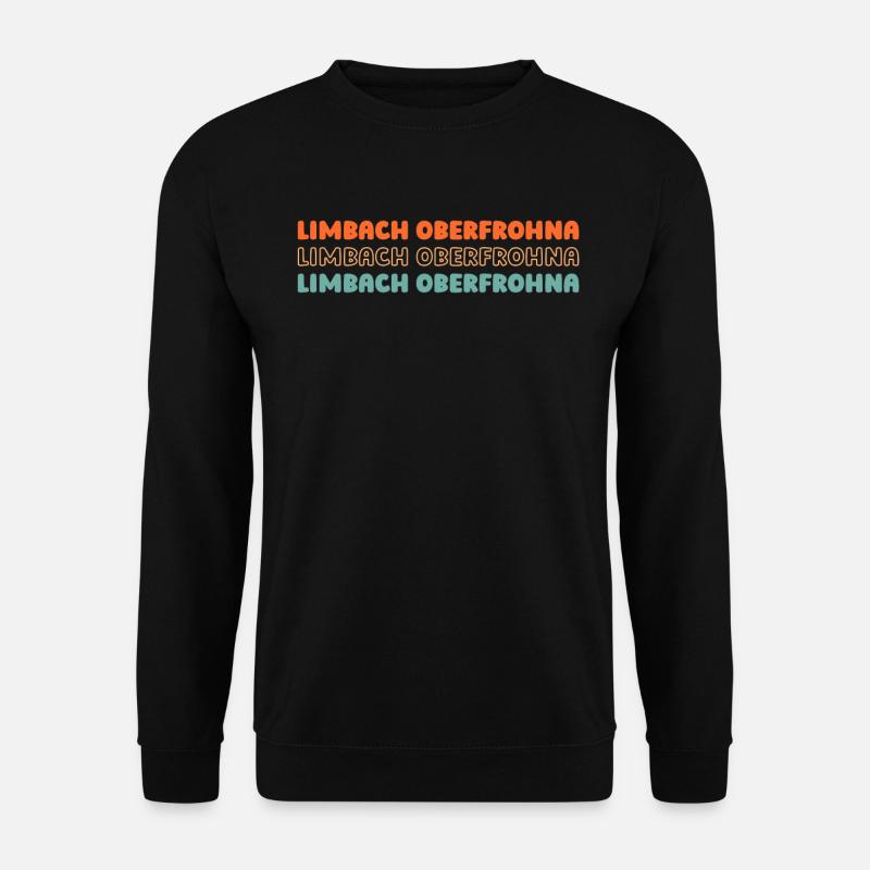 Deutsche Stadt Limbachoberfrohna Sachsen - Unisex Pullover - Schwarz