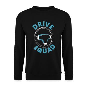 Chauffeur Squad - Unisex Sweatshirt - black - Front - Alina (178cm) & Michal (187cm)