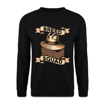 Züchter Kader - Unisex Pullover - Schwarz - Vorne - Alina (178cm) & Michal (187cm)