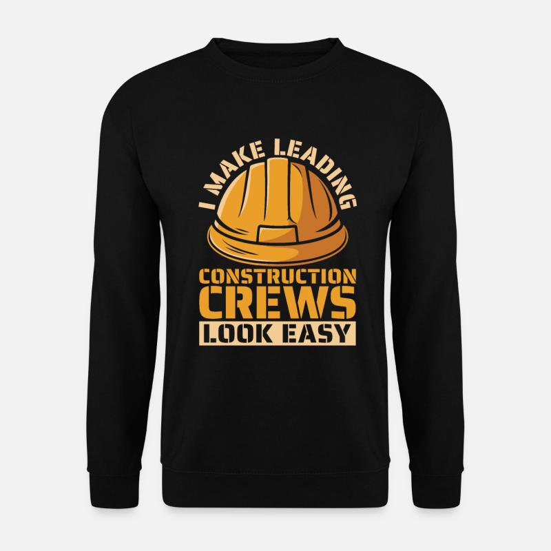 Construction foreman - Unisex Sweatshirt - black