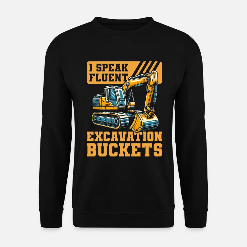 Excavator Operator - Unisex Sweatshirt - black