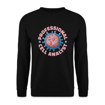 Cytotechnologist - Unisex Sweatshirt - black - Front - Alina (178cm) & Michal (187cm)