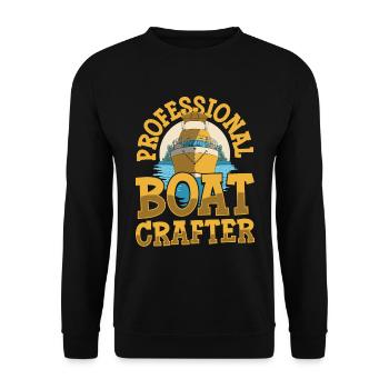 Constructeurs de bateaux - Sweat-shirt Unisexe - noir - Devant - Alina (178cm) & Michal (187cm)