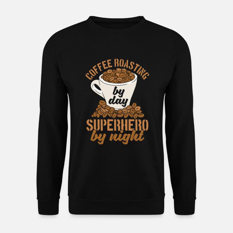 Kaffeeröster - Unisex Pullover - Schwarz