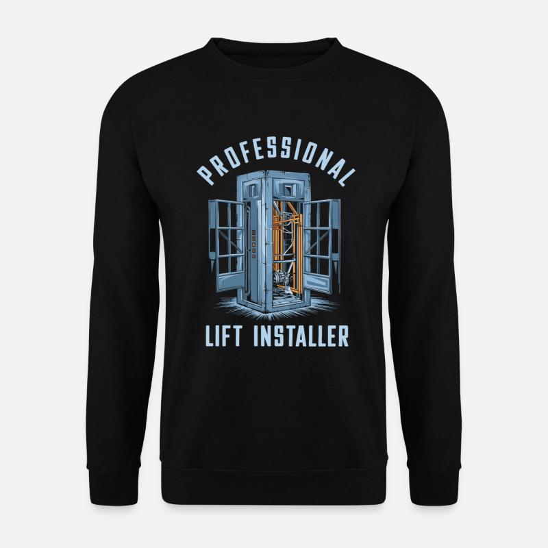 Elevator Installer - Unisex Sweatshirt - black