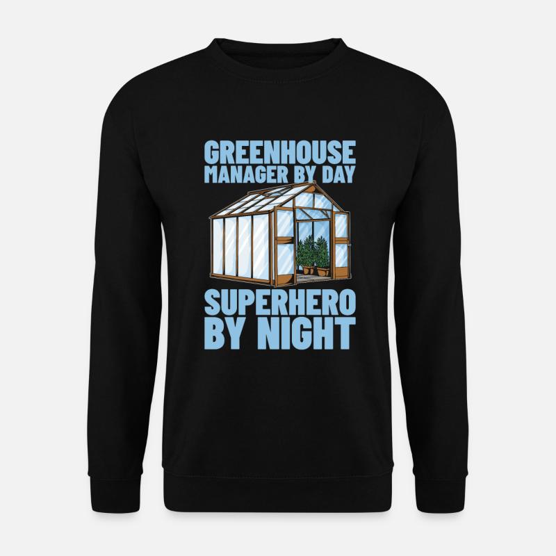 Gewächshausmanager - Unisex Pullover - Schwarz