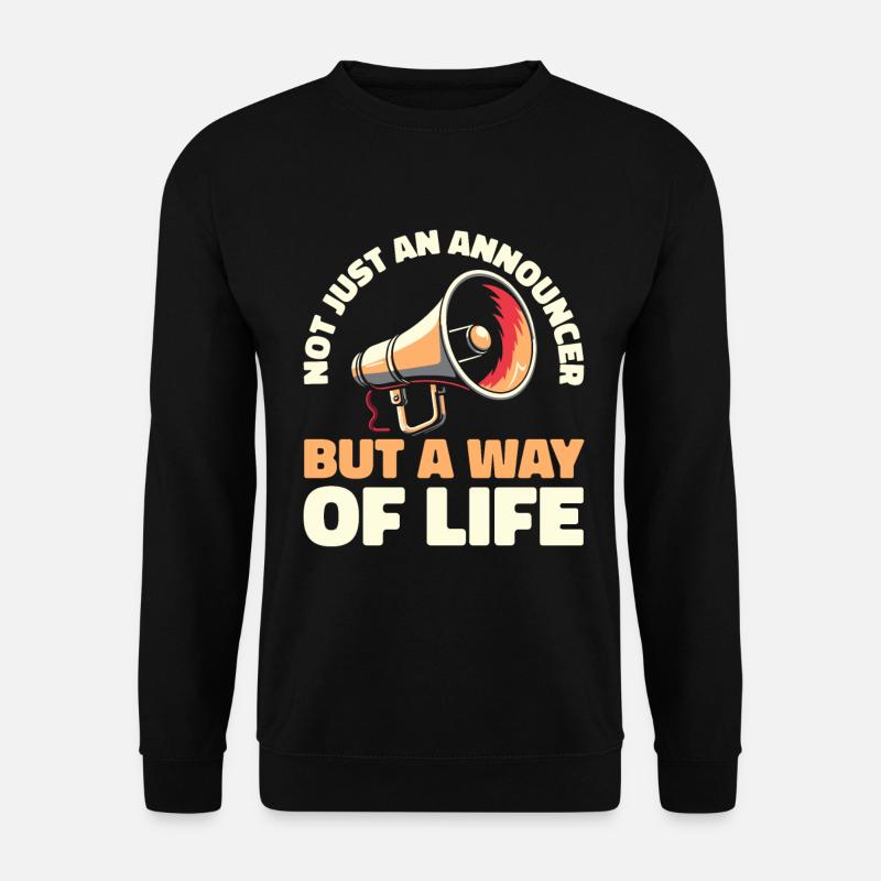 Ansager - Unisex Pullover - Schwarz