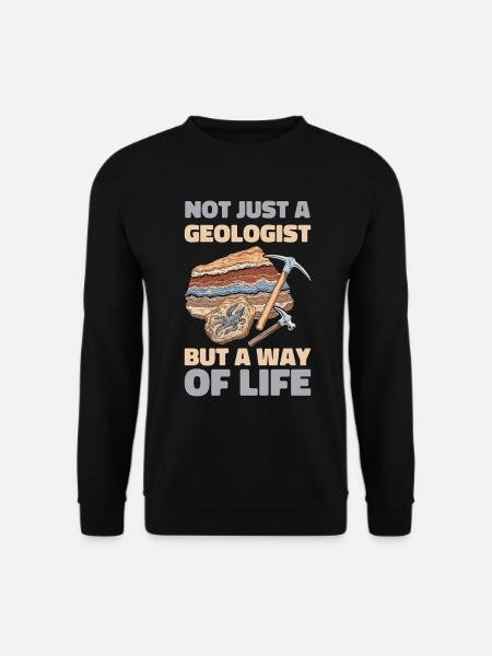 Géologue géologue - Sweat-shirt Unisexe - noir