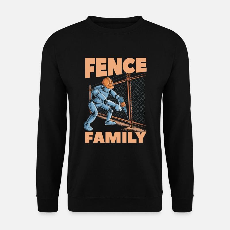 Fence Installer Team - Unisex Sweatshirt - black