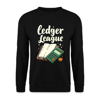 Buchhalter Steuerberater Team - Unisex Pullover - Schwarz - Vorne - Alina (178cm) & Michal (187cm)