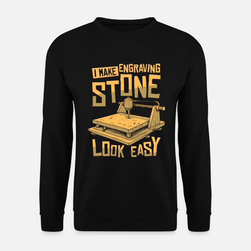 Engraver - Unisex Sweatshirt - black