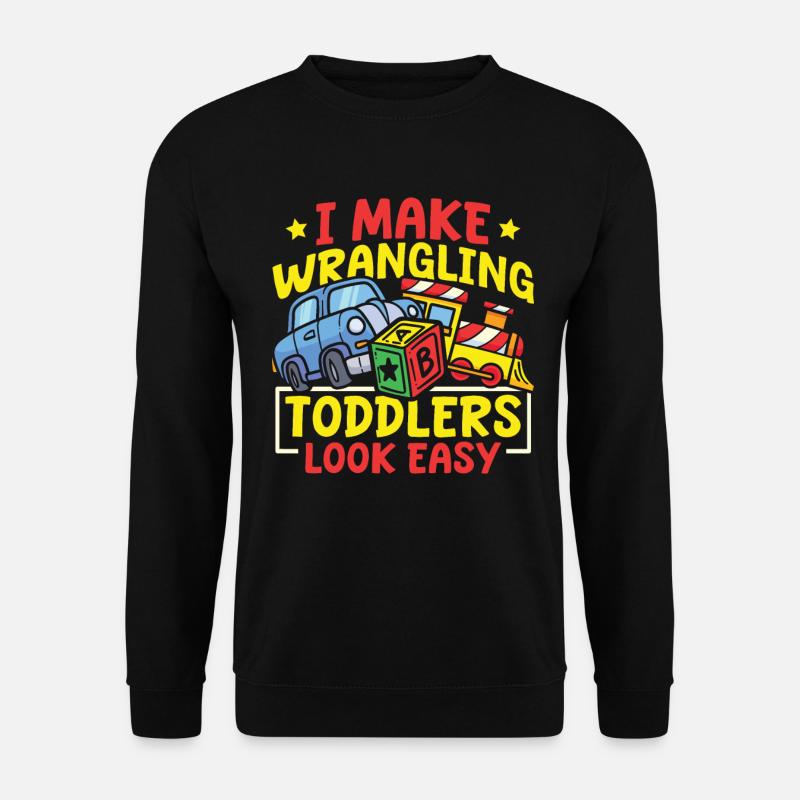 Erzieherin Kindergärtnerin Tagesmutter - Unisex Pullover - Schwarz