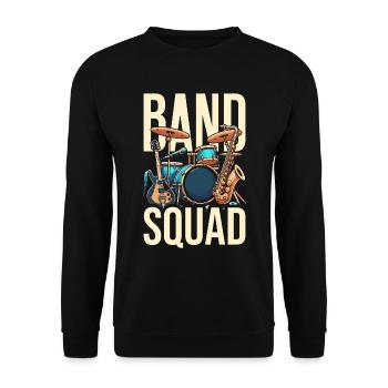 Banddirektor Kader - Unisex Pullover - Schwarz - Vorne - Alina (178cm) & Michal (187cm)