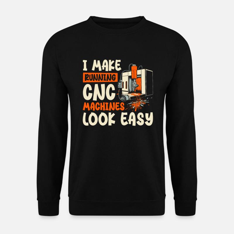 Cnc Fräser - Unisex Pullover - Schwarz