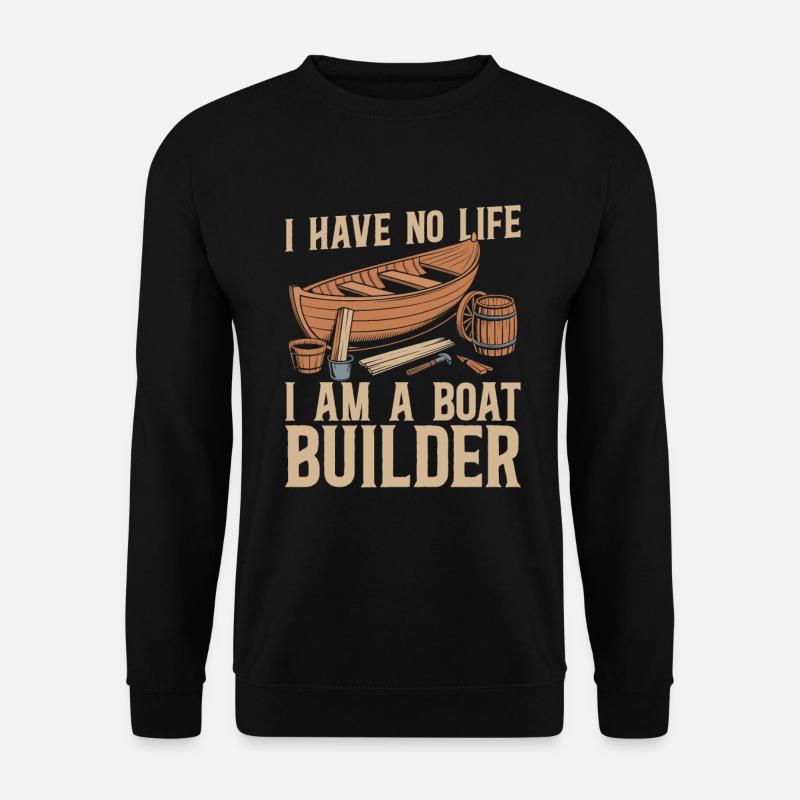 Bootsbauer - Unisex Pullover - Schwarz