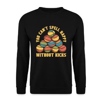 Hacky Sack - Unisex Pullover - Schwarz - Vorne - Alina (178cm) & Michal (187cm)