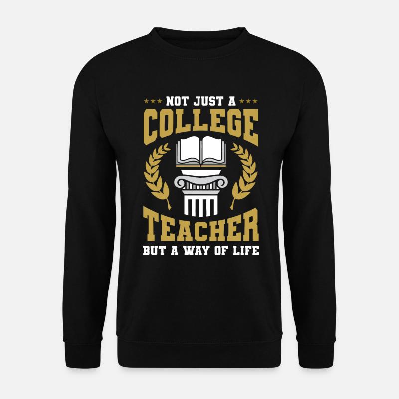 Hochschullehrer - Unisex Pullover - Schwarz