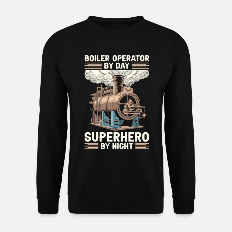 Boiler operators - Unisex Sweatshirt - black