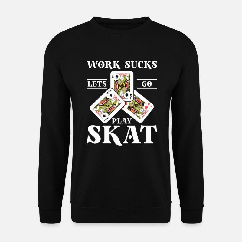 Skat - Unisex Sweatshirt - black