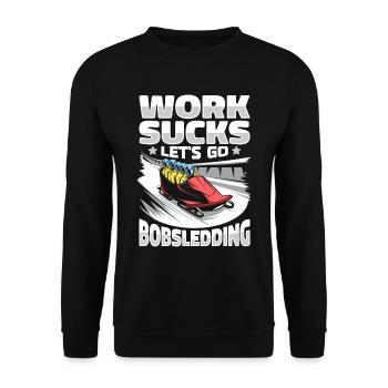 Bobsleigh - Sweat-shirt Unisexe - noir - Devant - Alina (178cm) & Michal (187cm)
