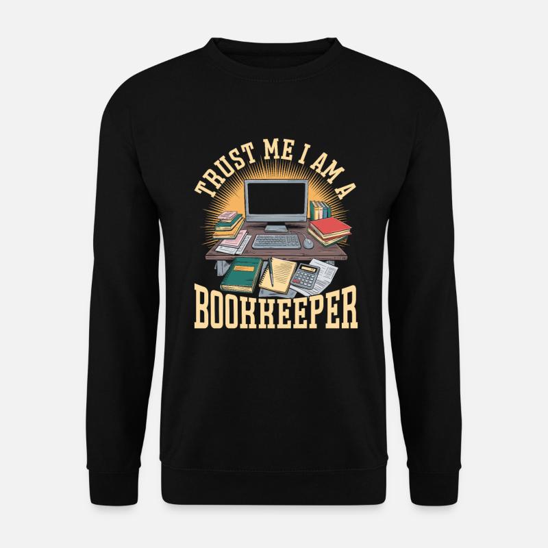 Buchhalter - Unisex Pullover - Schwarz