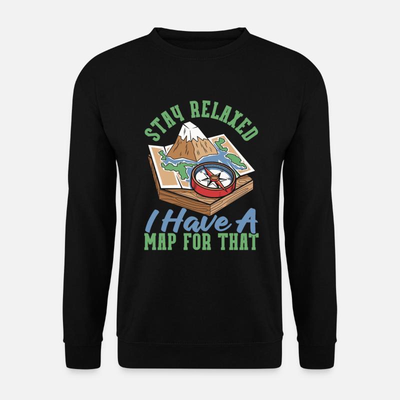 Geographie Geograf - Unisex Pullover - Schwarz